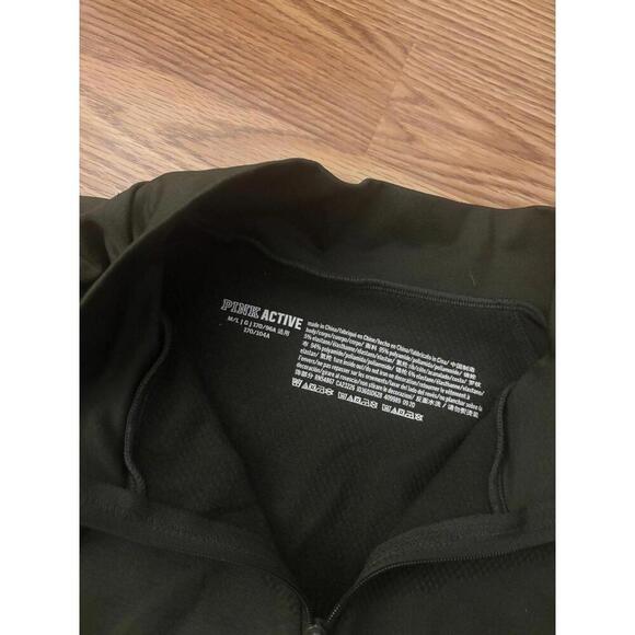 VS PINK Active Seamless Half Zip Cropped pullover Size M/L - Picture 2 of 9